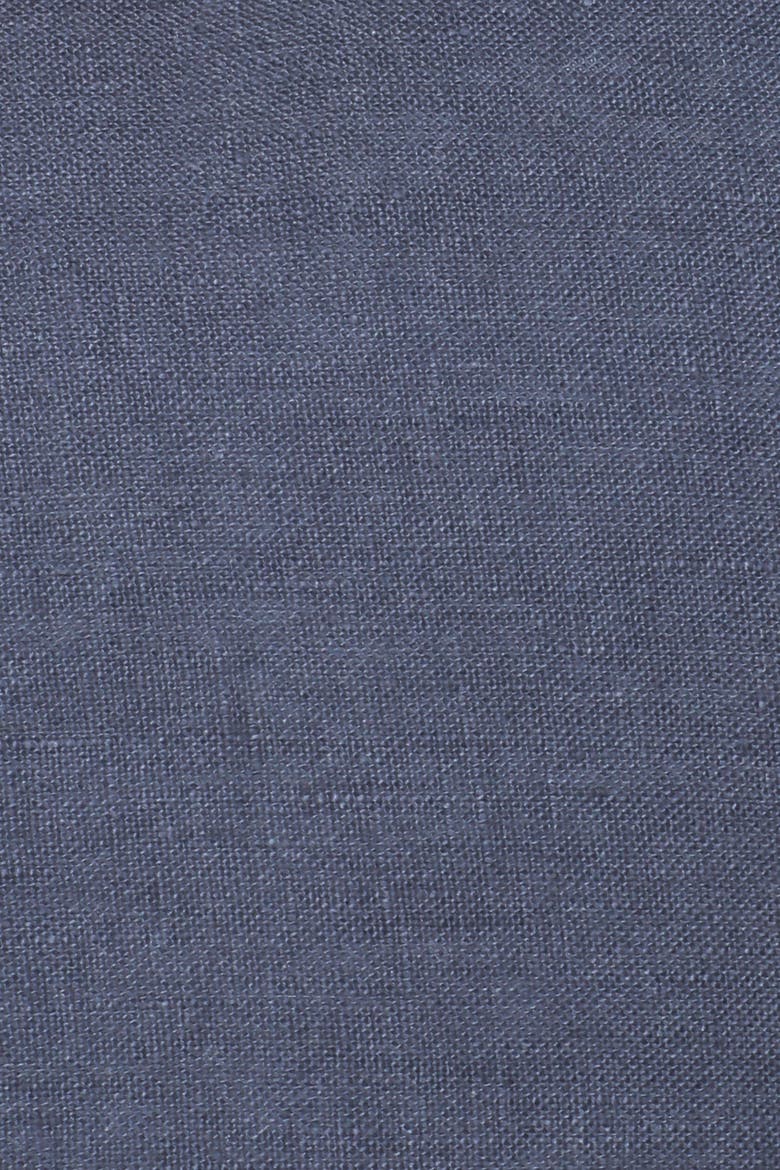 Soft Fringe Linen Pillow with Down Alternative Insert, Alternate, color, Navy Blue