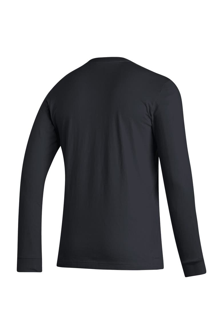 Men's adidas Black Real Madrid Dassler Long Sleeve T-Shirt, Alternate, color, Black