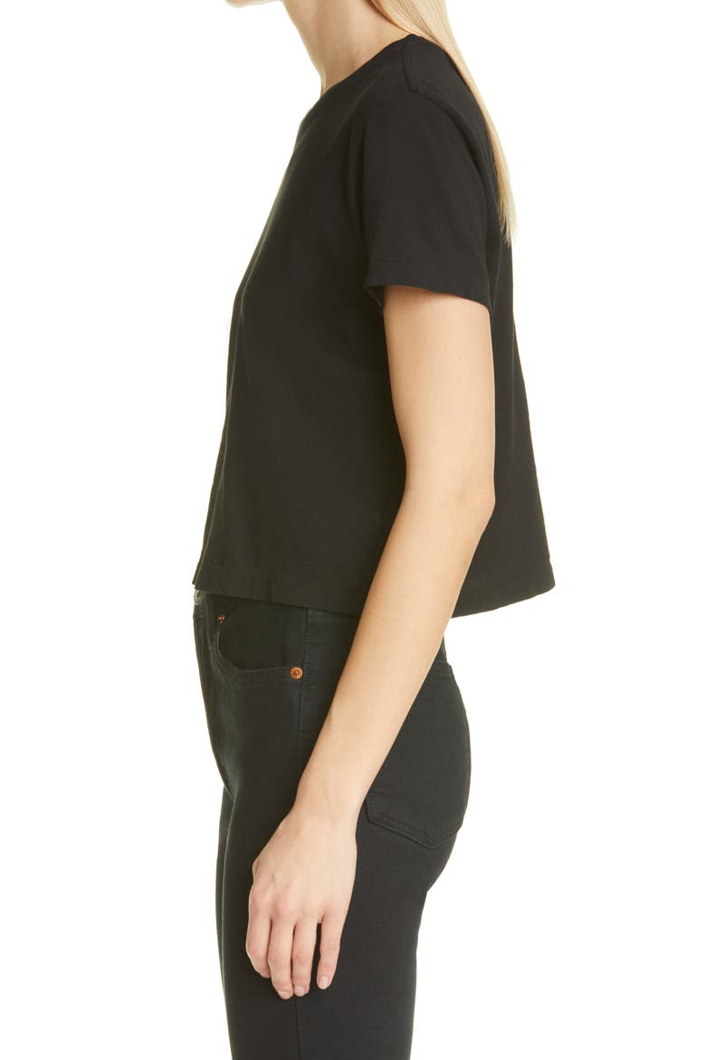 Women's 1950s Boxy T-Shirt, Alternate, color, BLACK
