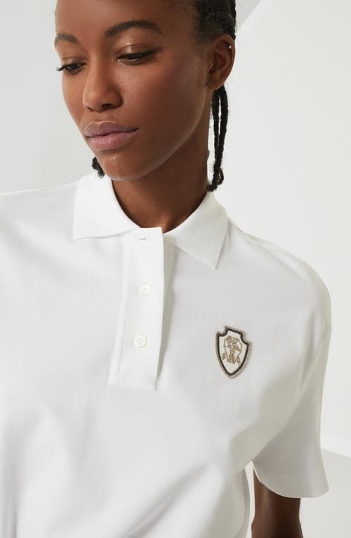 Brunello Cucinelli Couture Interlock Mini Dress In White