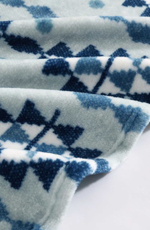 Wrangler Cacti Sheet Set In Beige/blue