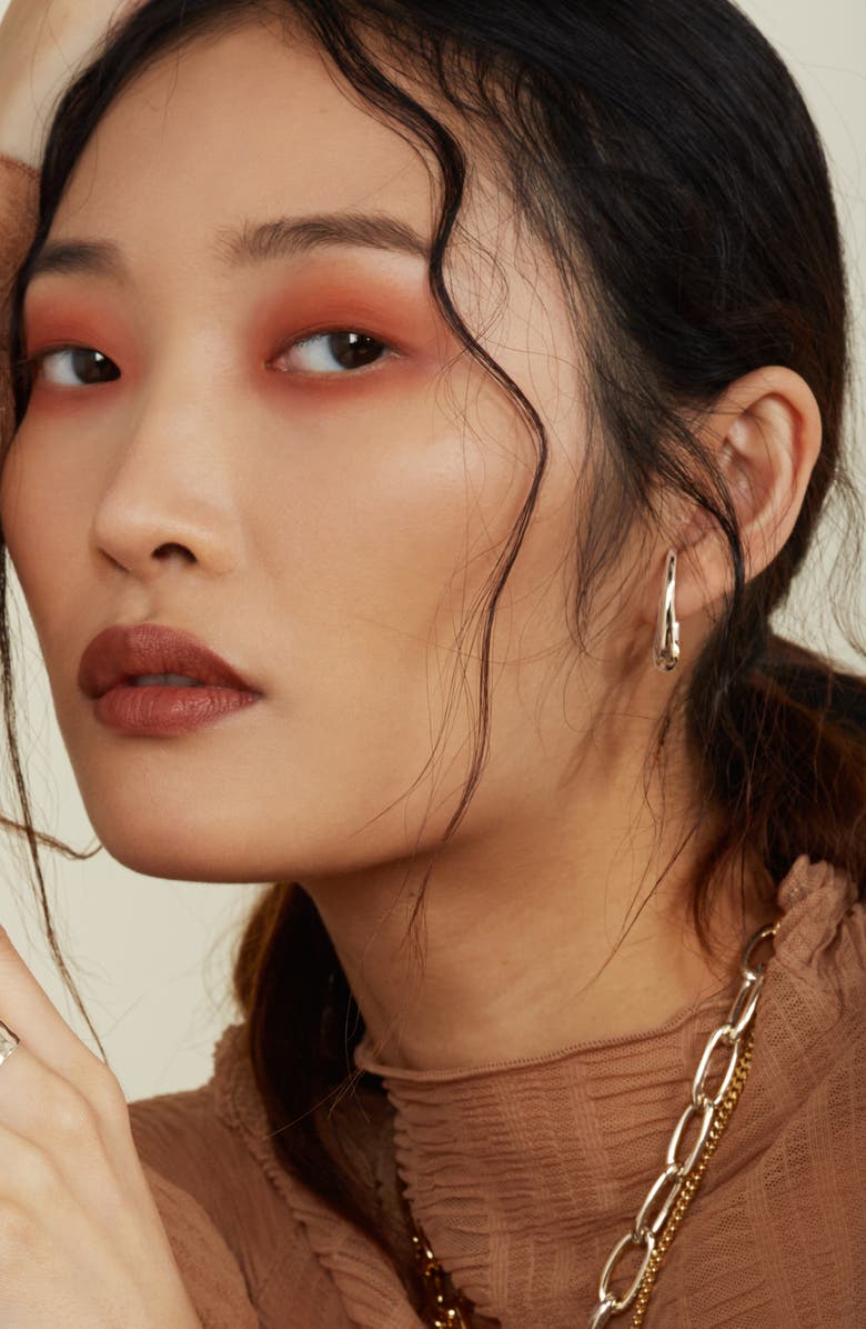 Lady Grey Lair Earrings, Alternate, color, Silver