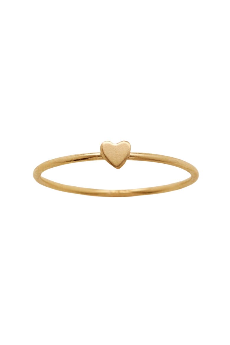 Heart Stacking Ring, Main, color, Gold Filled