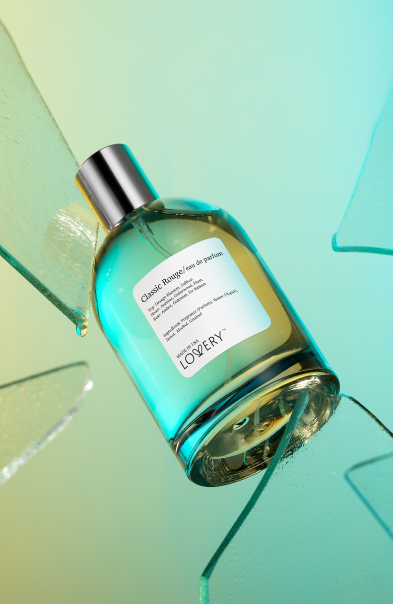 Lovery Classic Rouge Eau de Parfum, Made in USA, 3.4 oz, Alternate, color, Silver, White, Cream, Black