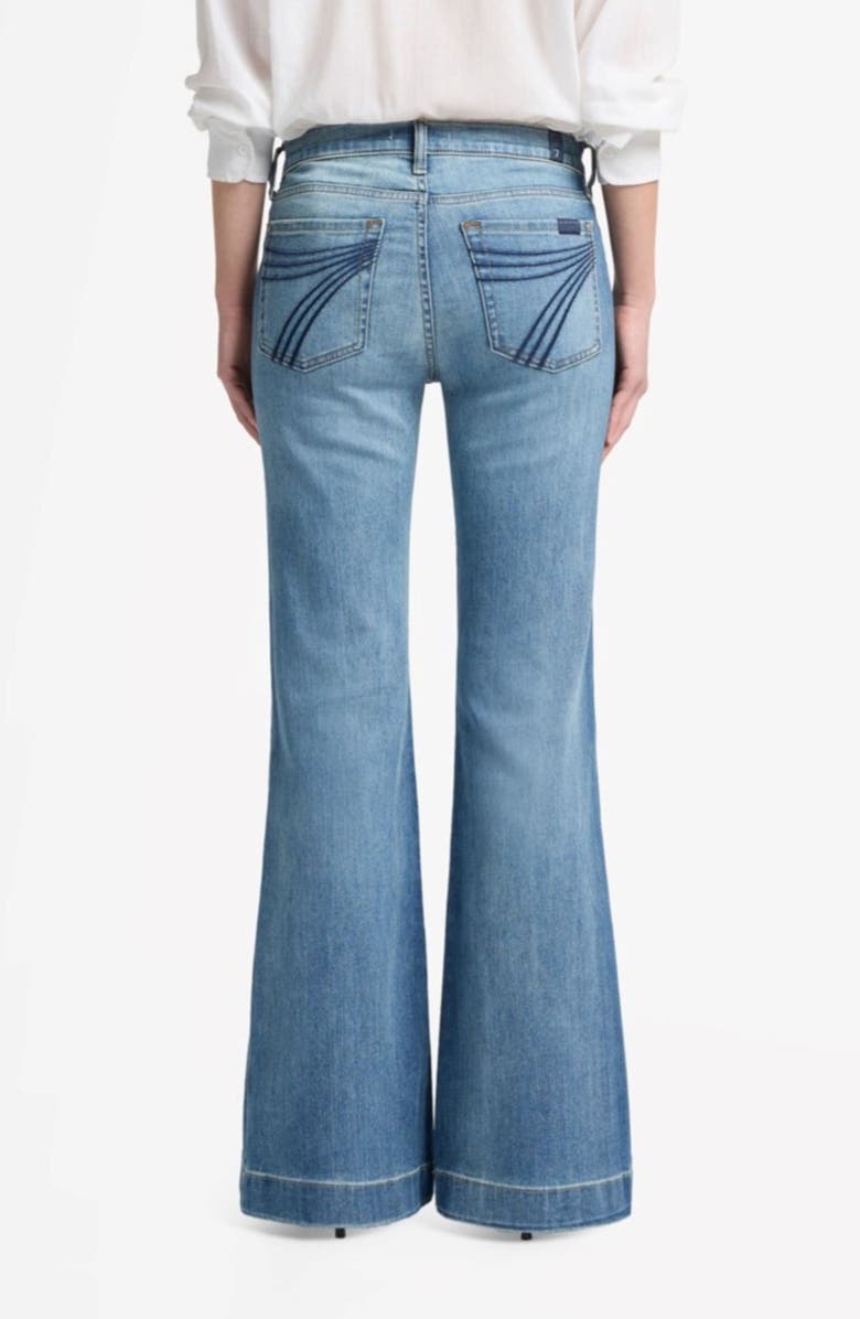 7 For All Mankind Dojo Mid Rise Flare Jeans, Alternate, color,
