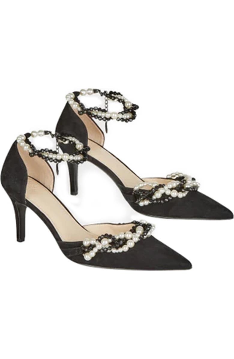 Anne Fontaine Lily Pearl Shoe, Alternate, color, Black