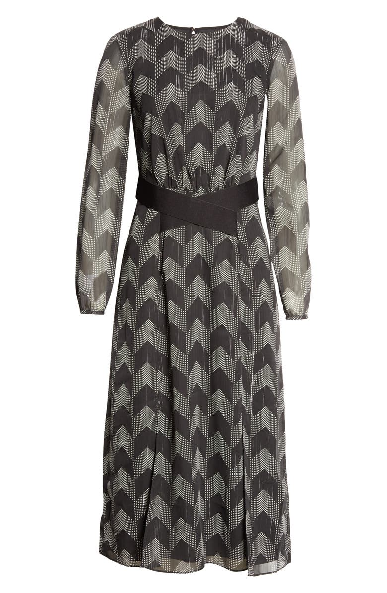 Ted Baker London Atlas Long Sleeve Midi Dress, Alternate, color,