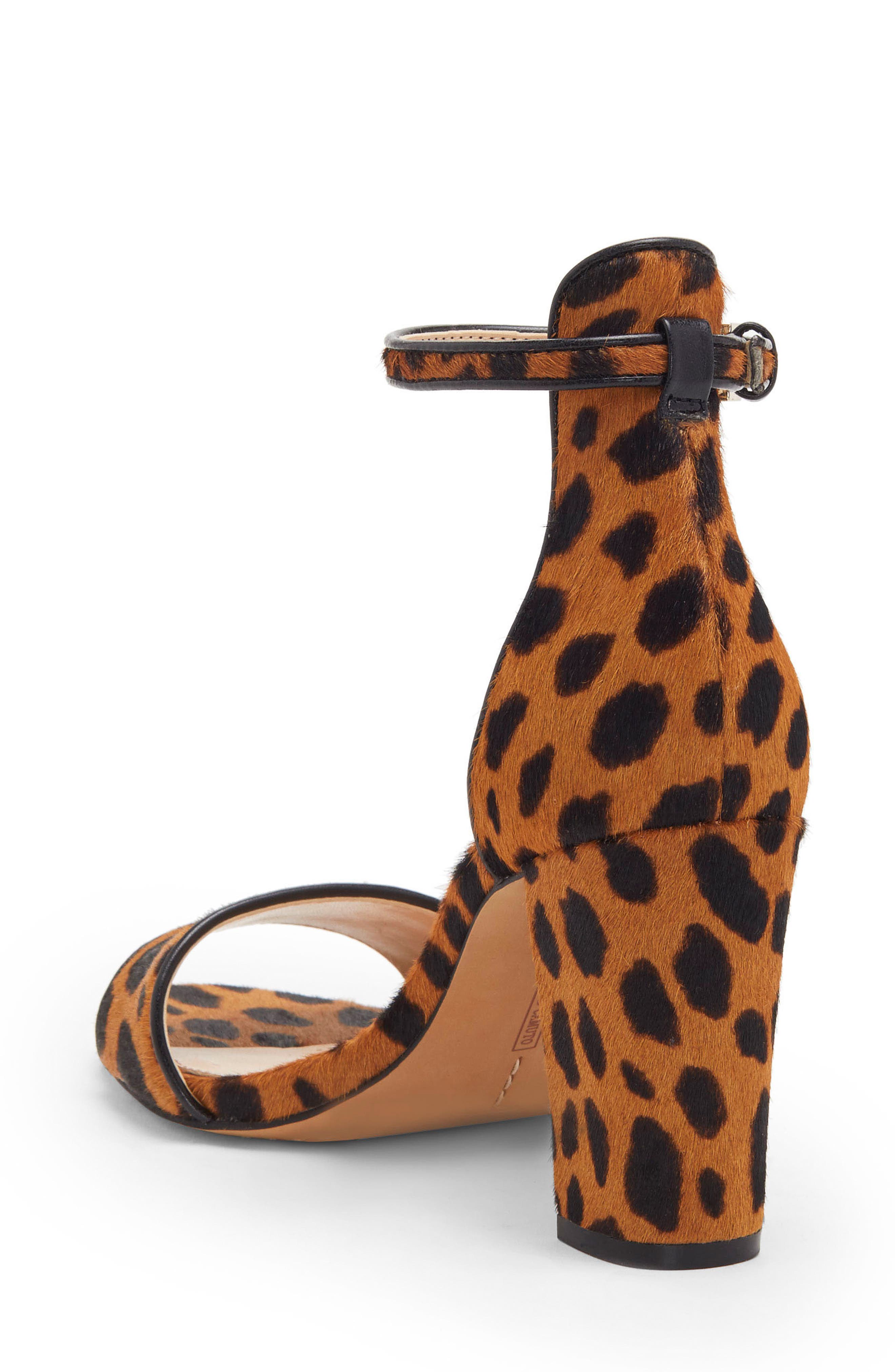 Corlina Ankle Strap Sandal (Nordstrom Exclusive), Alternate, color, BOLD NATURAL LEOPARD