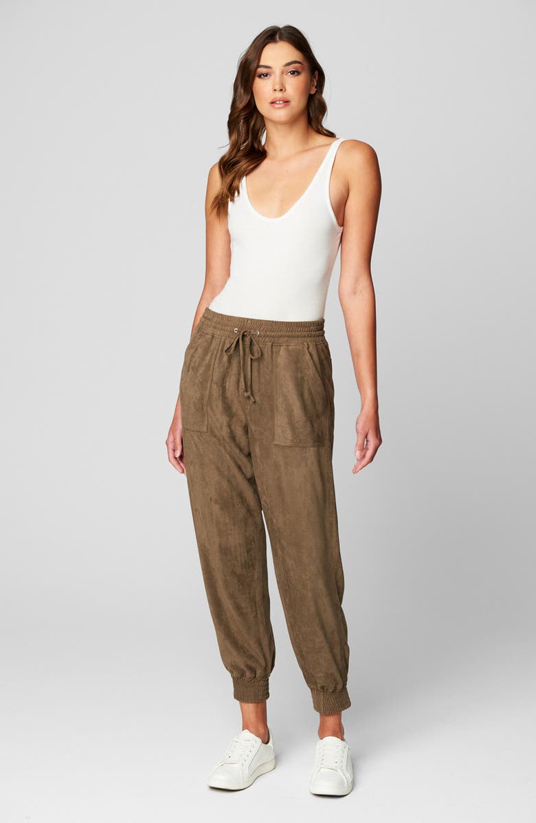 BLANKNYC Faux Suede Joggers, Alternate, color,
