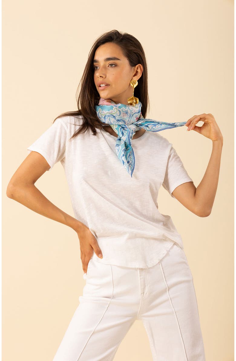 Hale Bob Jaylah Silk Scarf, Alternate, color, 