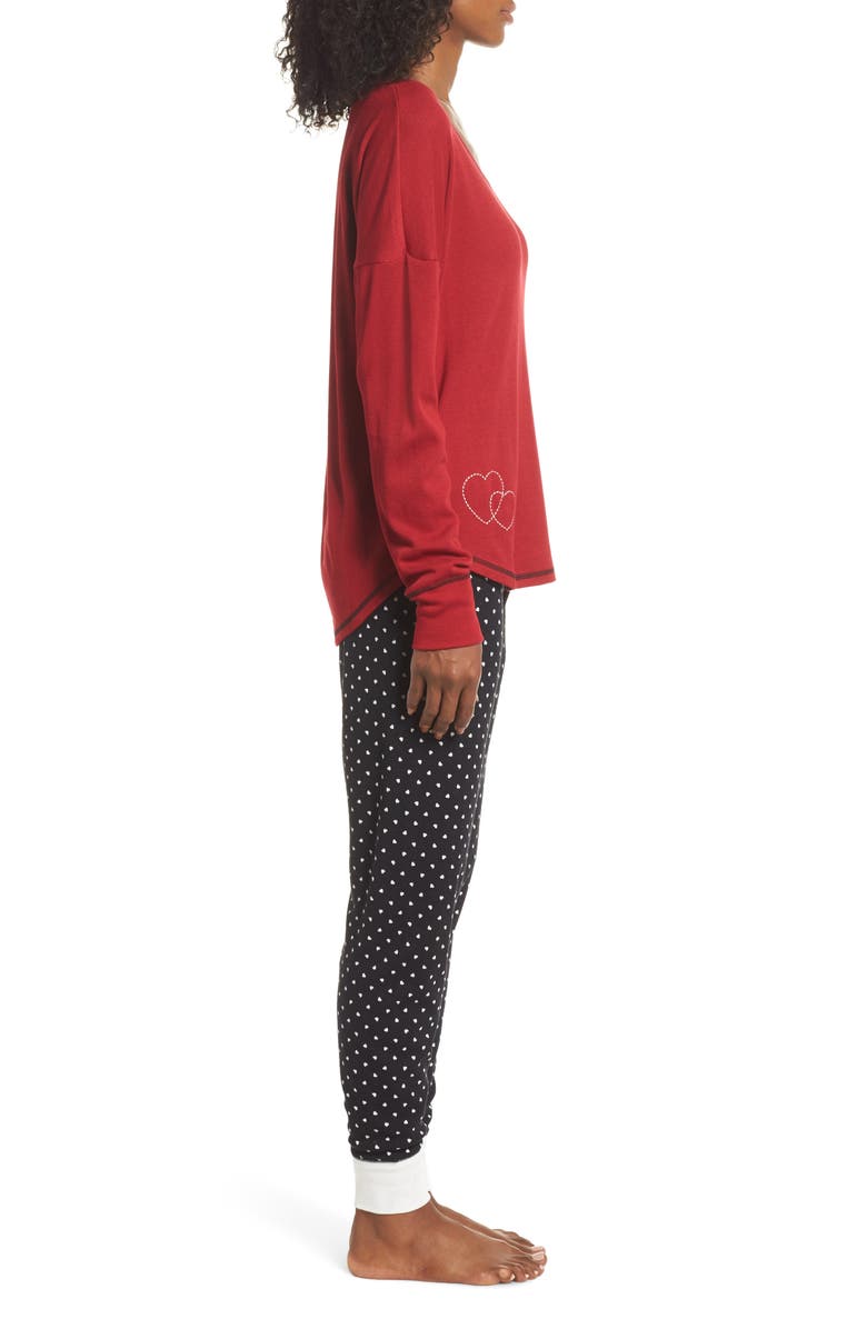 PJ Salvage Thermal Pajamas, Alternate, color,