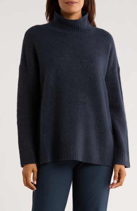 Eileen Fisher Cashmere Blend Bouclé Turtleneck Sweater