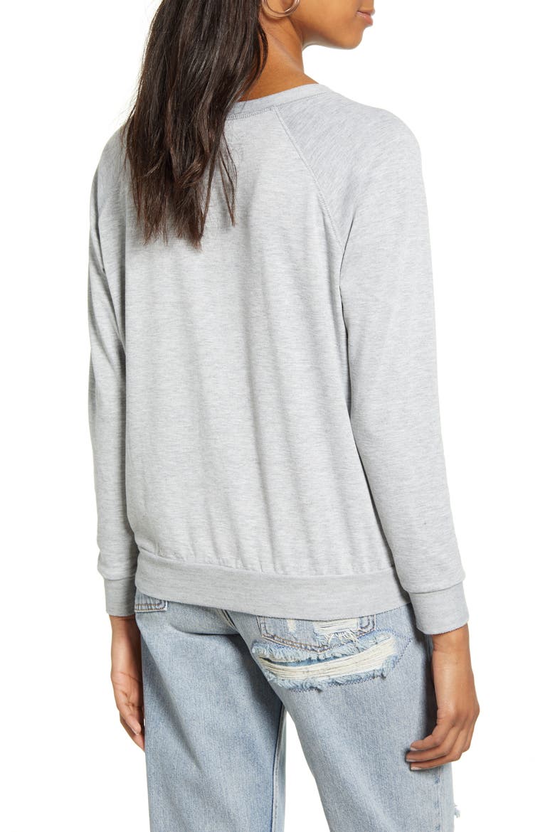 Pardon My French Pullover, Alternate, color, GREY