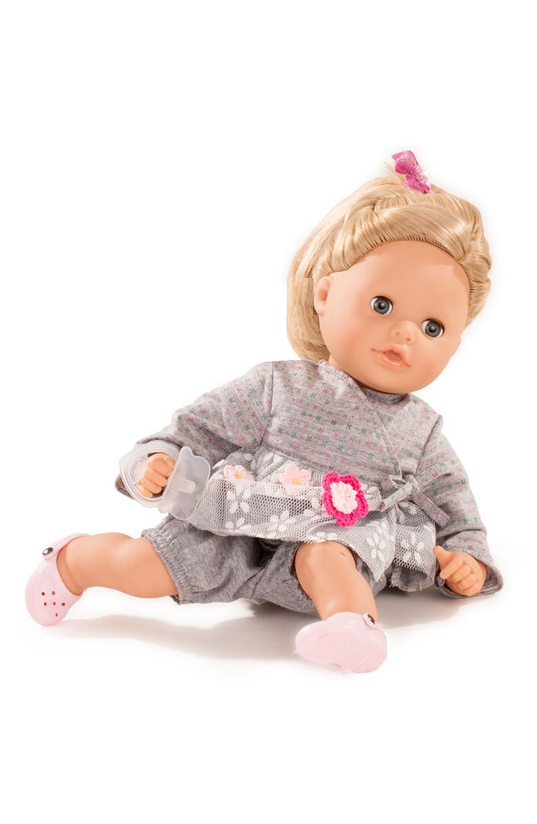 Gotz 13" Soft Cloth Bath Baby Doll, Main, color, Multicolored