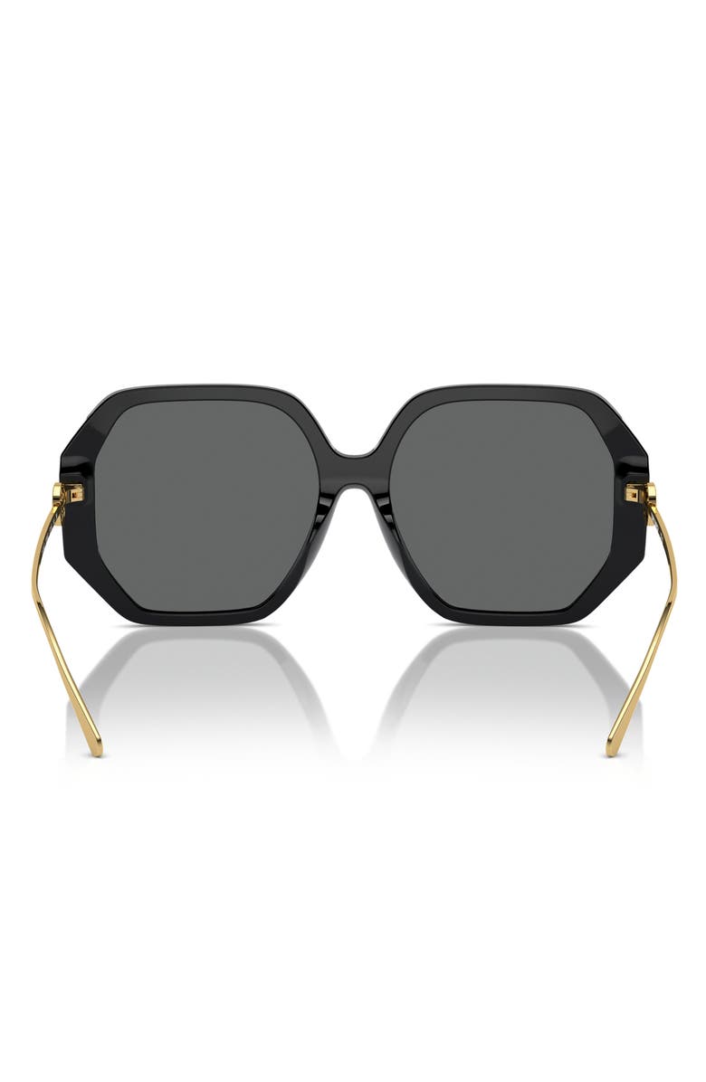 Tory Burch 57mm Irregular Sunglasses, Alternate, color, 