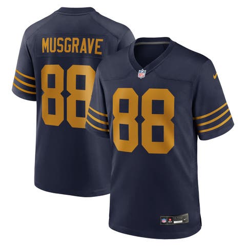 Men's Nike Luke Musgrave Navy Green Bay Packers The 1923 Classic Game Jersey