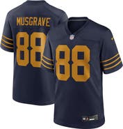 Nike Men's Nike Luke Musgrave Navy Green Bay Packers The 1923 Classic Game Jersey