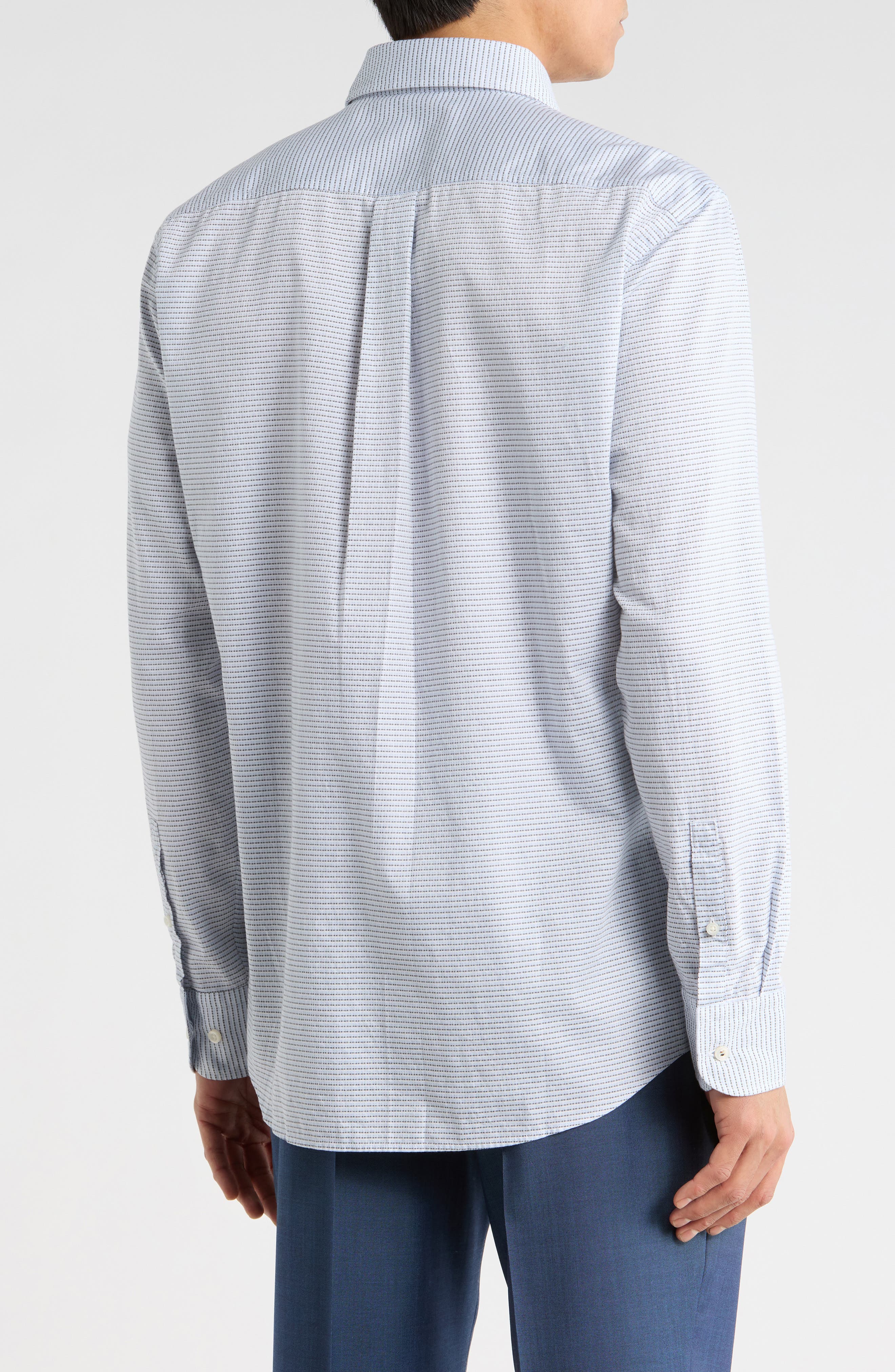Hank Kent Slim Fit Cotton Dress Shirt - image 2