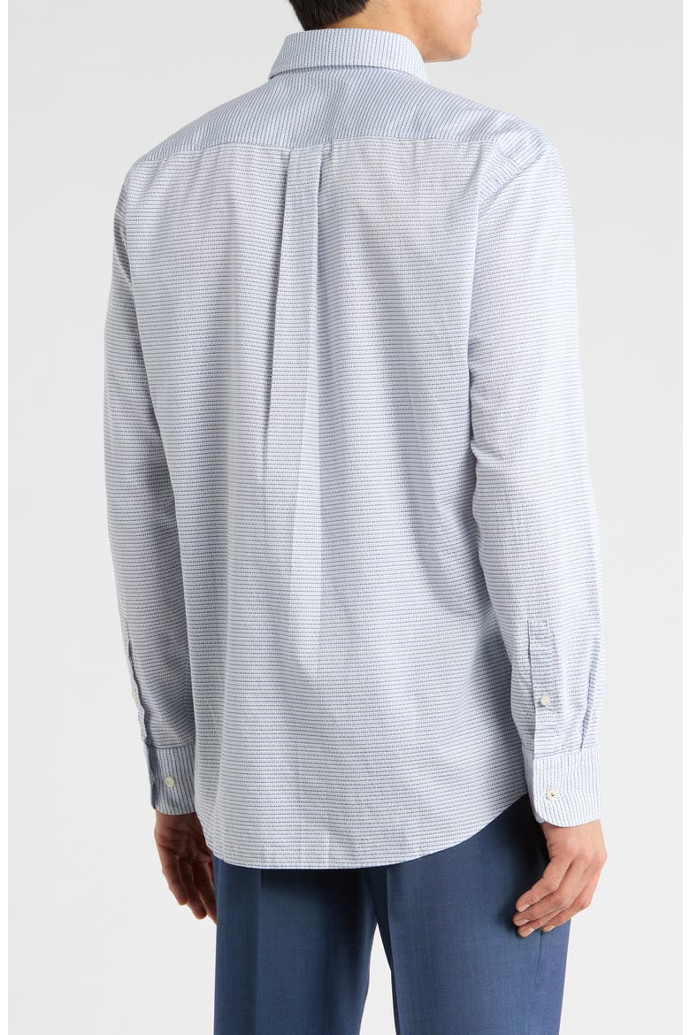 Hank Kent Slim Fit Cotton Dress Shirt, Alternate, color, LIGHT/ PASTEL BLUE