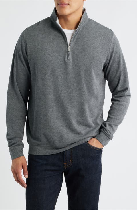 Comfort Interlock Quarter Zip Pullover