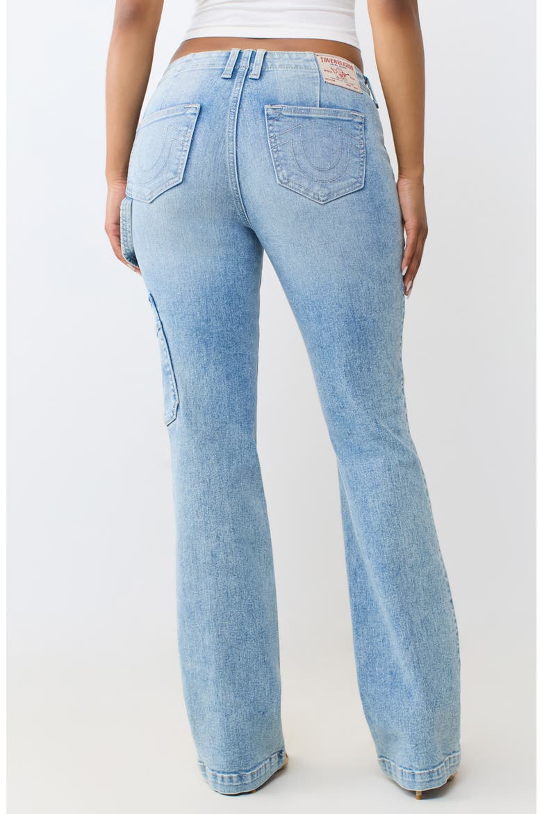 Becca Carpenter Bootcut Jeans, Alternate, color, LIGHT BLUE SUEDE WASH