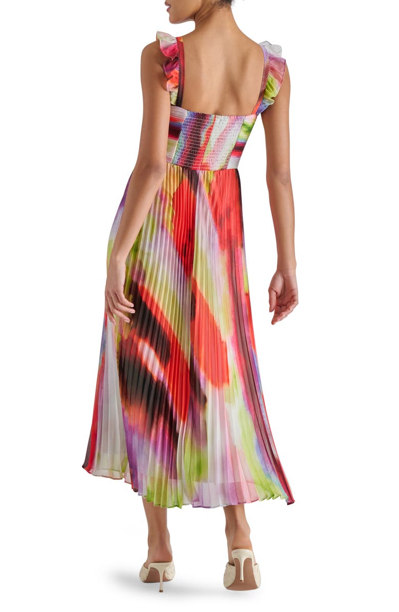 Steve Madden Cova Pleated Sundress, Alternate, color, Multicolored