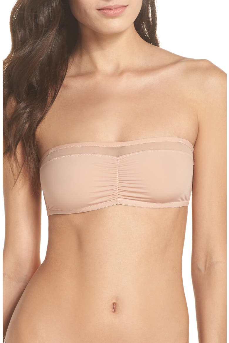 Edie Bandeau Bralette, Main, color, LIGHT STONE