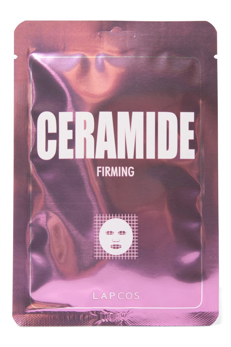 Derma Ceramide Nourishing Sheet Mask, Main, color, PINK