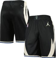 Jordan Brand Men's Jordan Brand Black Milwaukee Bucks 2022/2023 Statement Edition Swingman Performance Shorts