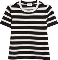 ST. JOHN Breton Stripe Wool Blend Sweater