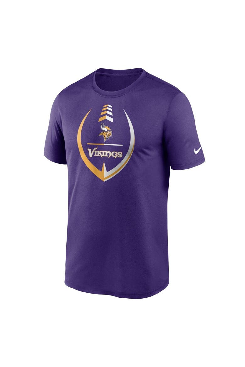 Men's Nike Purple Minnesota Vikings Icon Legend Performance T-Shirt, Alternate, color, Purple