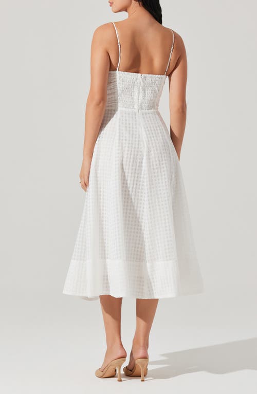 Astr The Label Celina A-line Midi Dress