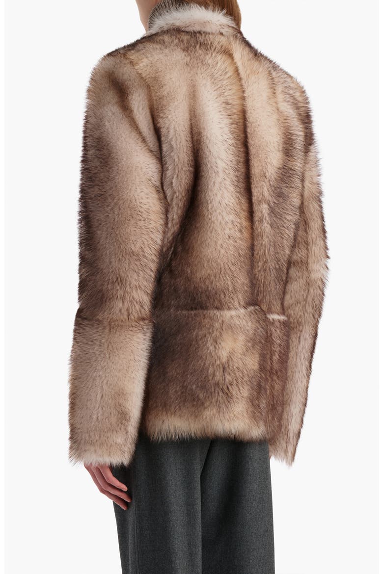 Saraphina Genuine Shearling Jacket, Alternate, color, NATURAL