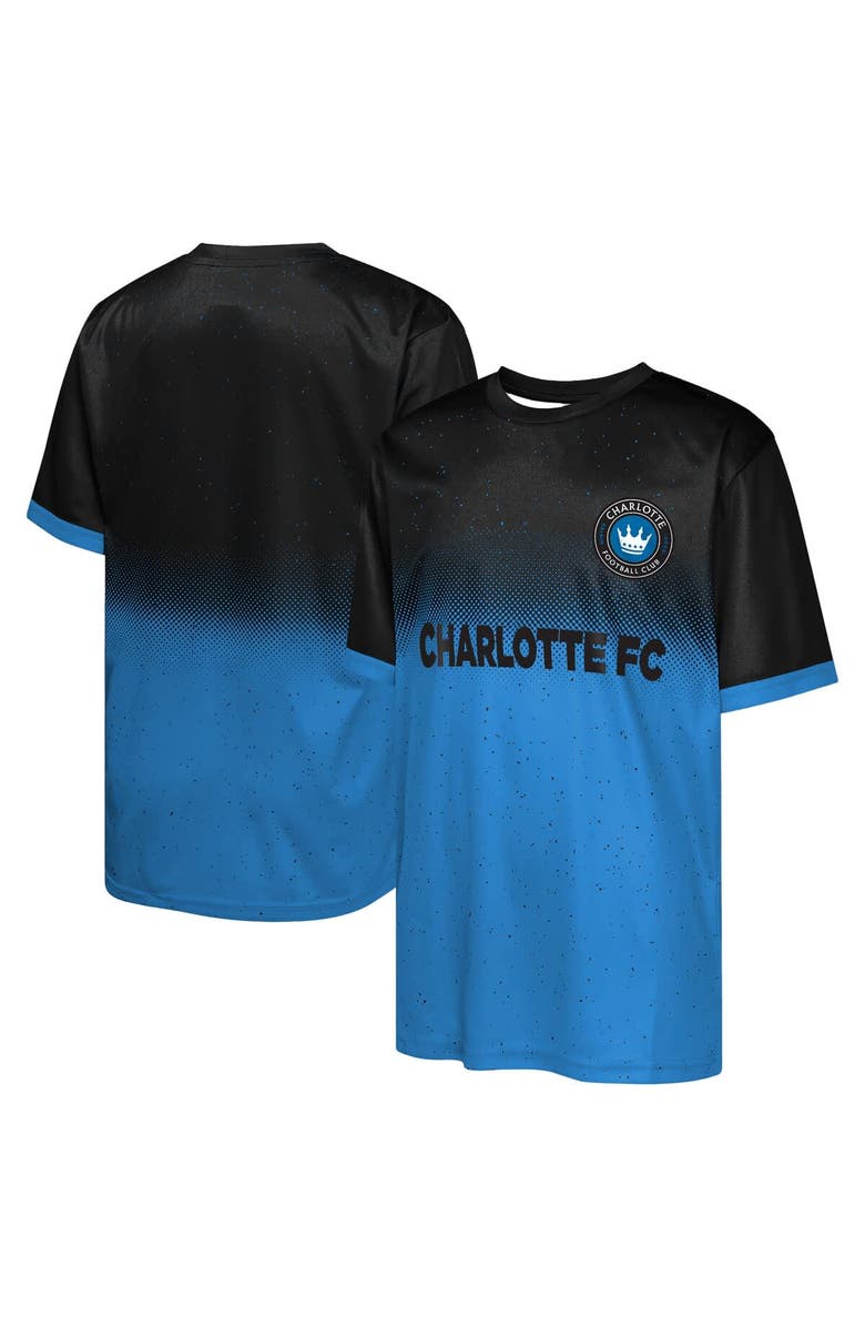 Outerstuff Youth Outerstuff Black Charlotte FC Stalwart Defender T-Shirt, Main, color, Black