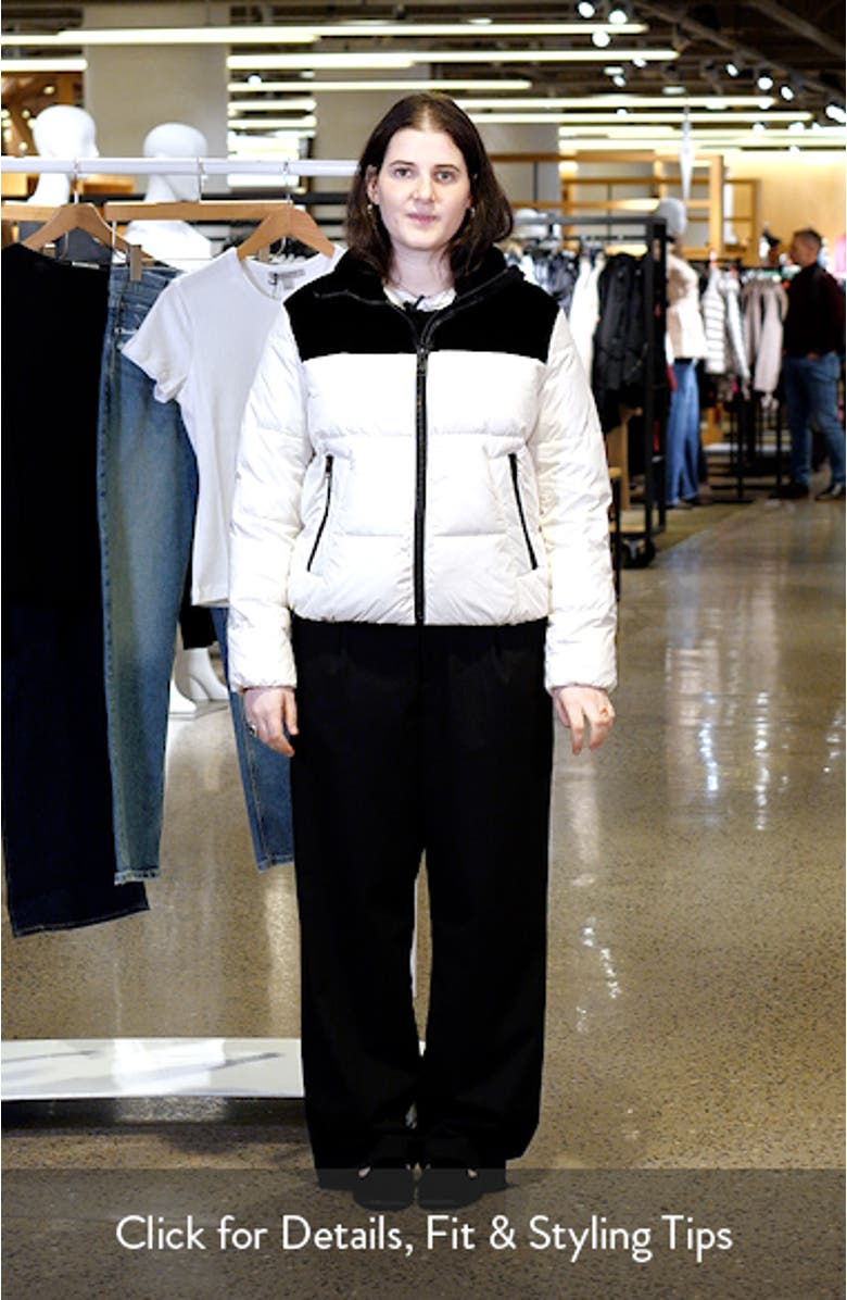 Tilly Modern Down & Feather Fill Crop Jacket, sales video thumbnail