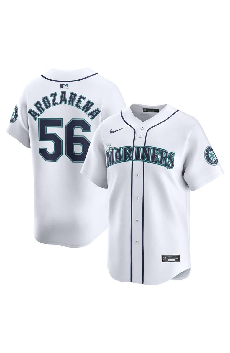 Nike Men's Nike Randy Arozarena White Seattle Mariners Home Limited Player Jersey, Main, color, White