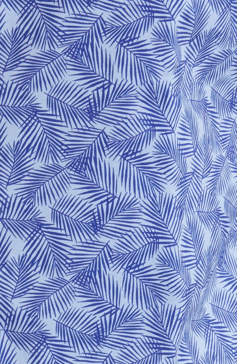 Bugatchi James OoohCotton<sup>®</sup> Leaf Print Button-Up Shirt, Alternate, color, 