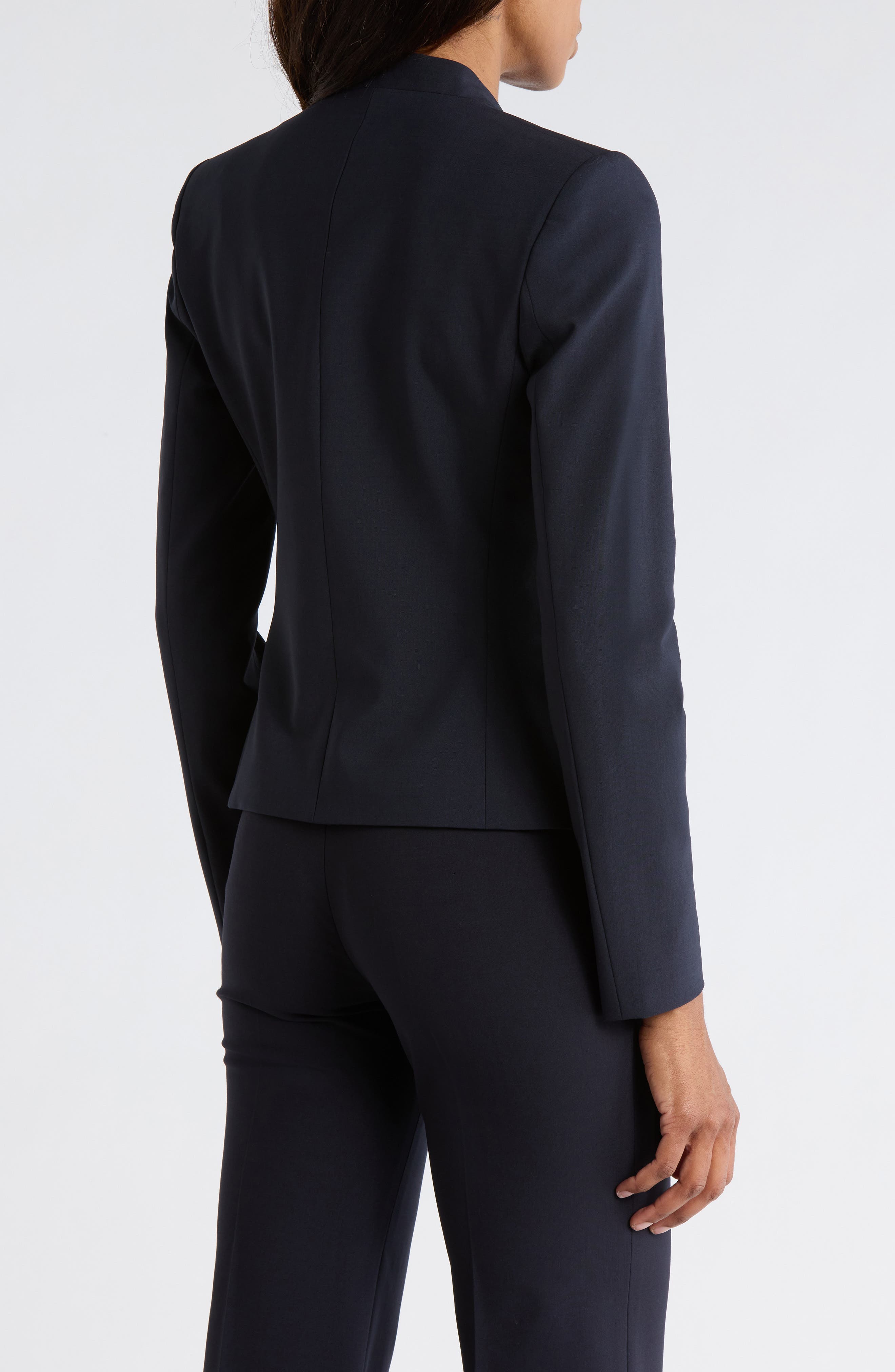 Lanai Open Front Stretch Wool Blazer - image 4