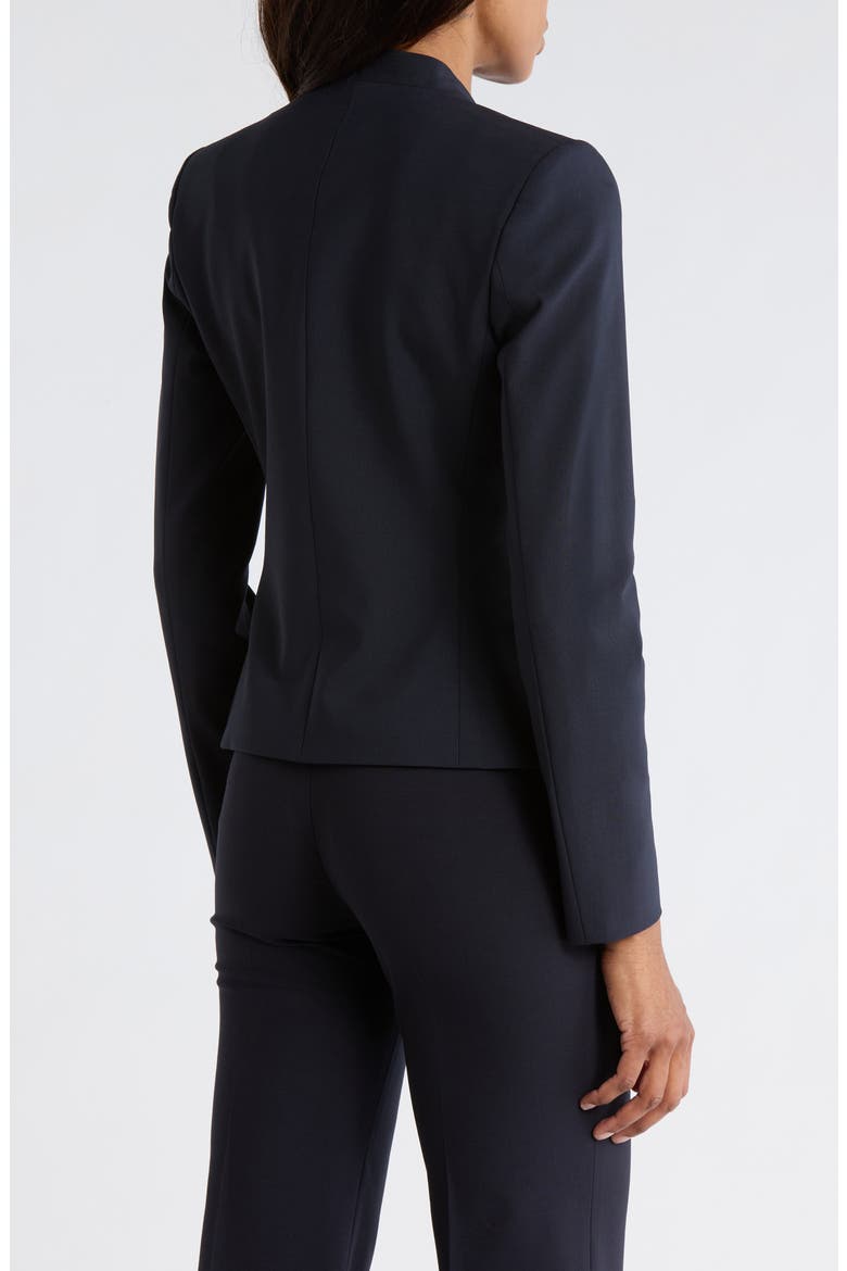 Lanai Open Front Stretch Wool Blazer, Alternate, color, DEEP NAVY