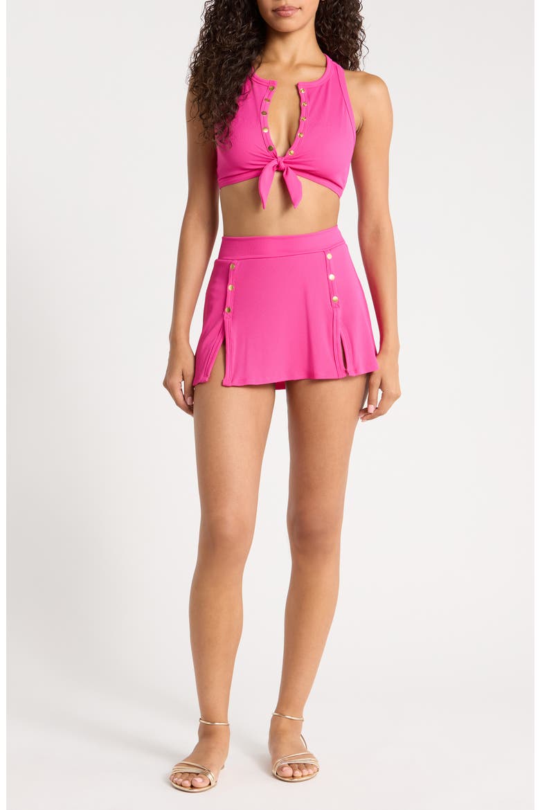 Amy Swim Cover-Up Skirt, Main, color, DRAGON FRUIT