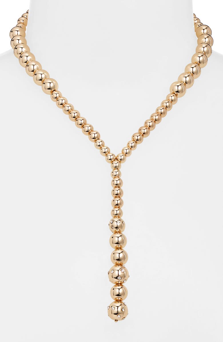 Open Edit Mixed Orb Y-Necklace, Alternate, color,