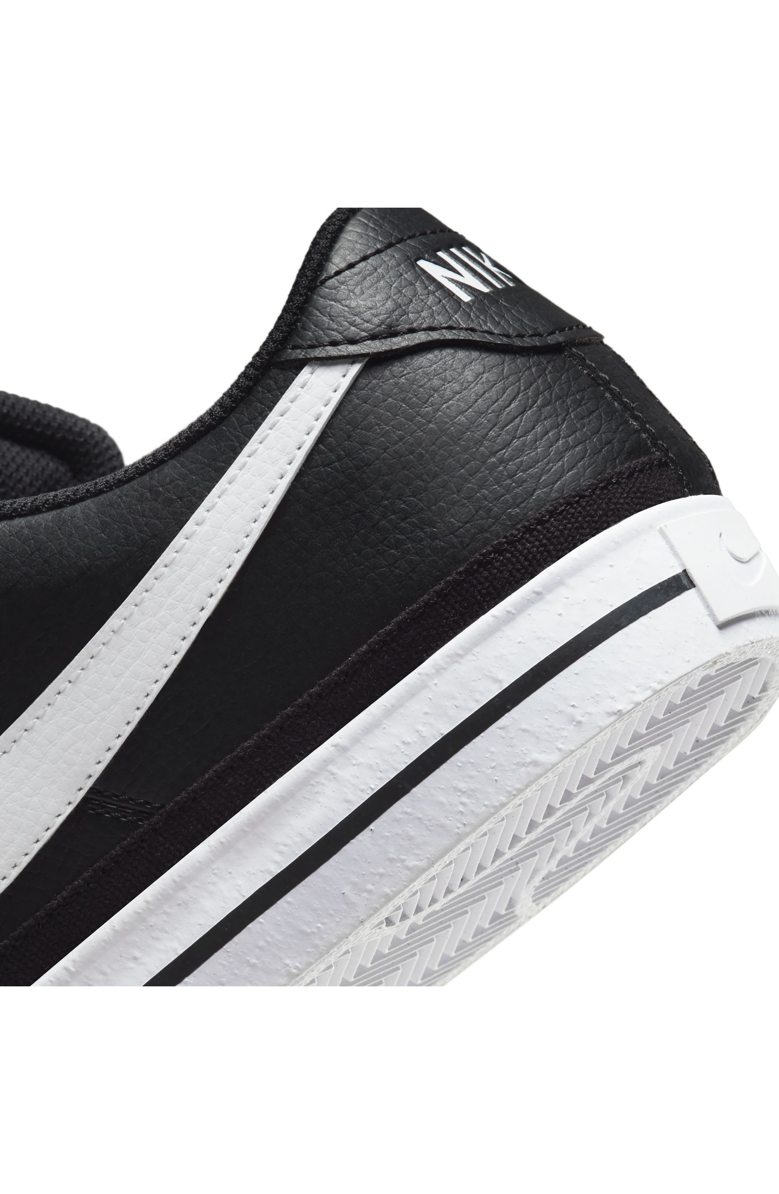 Nike Court Legacy Sneaker, Alternate, color, 001 Black/White