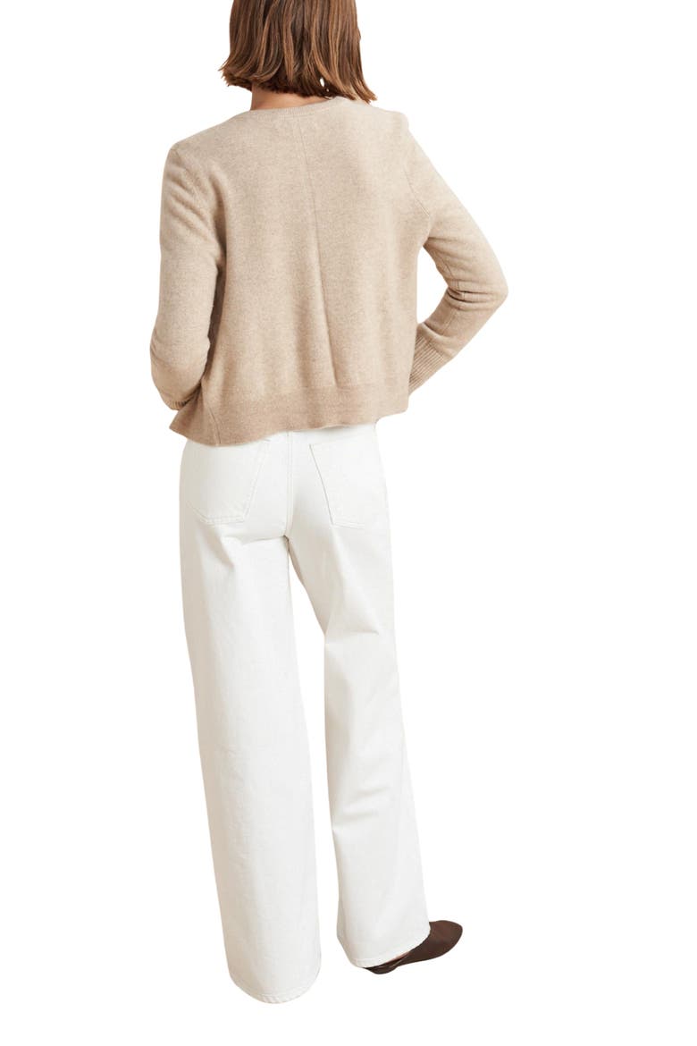 Solid Lean Lines Cardigan, Alternate, color, Tan