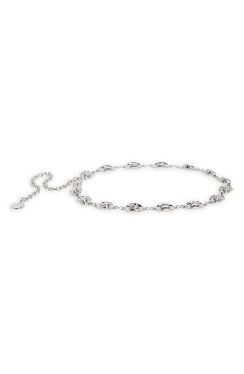 Western Hat Chain Link Belt