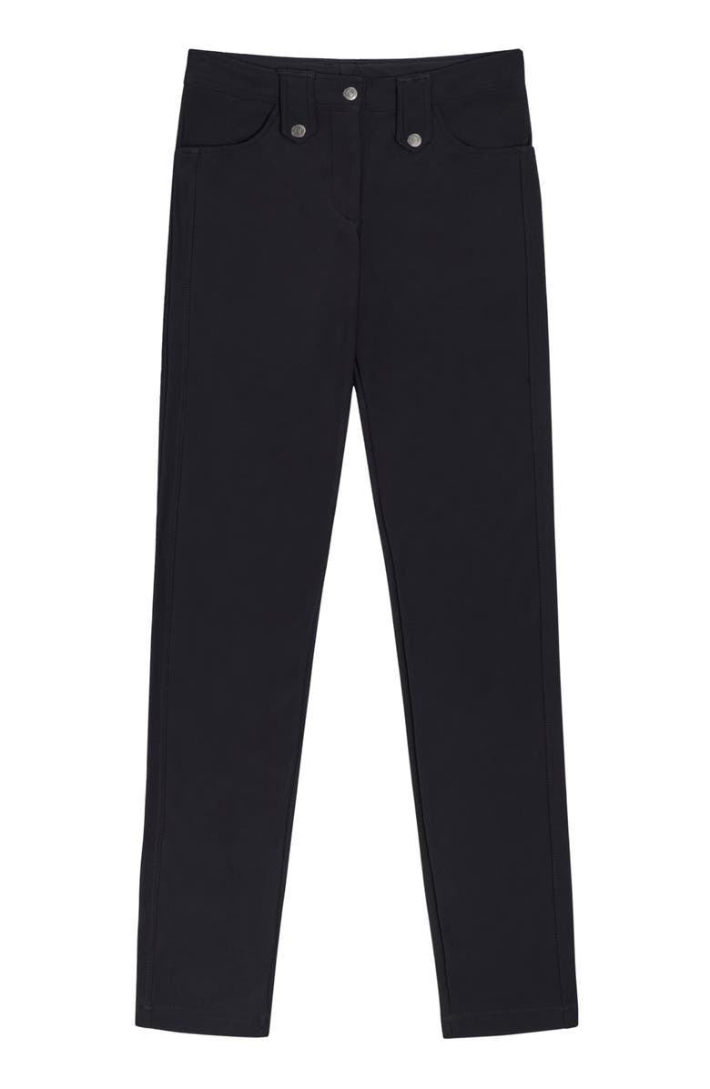 Anatomie Skyler Cozy Fleece-Lined Travel Pant, Main, color, Black