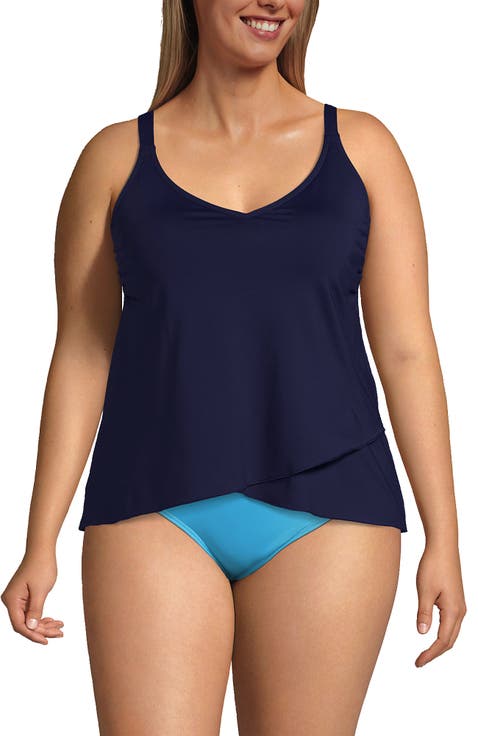 Tulip Hem Tankini Top