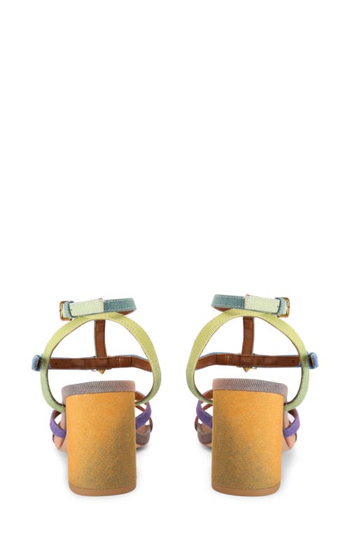 Kurt Geiger Women's Hampton Block Heel Gladiator Sandals In Rainbow