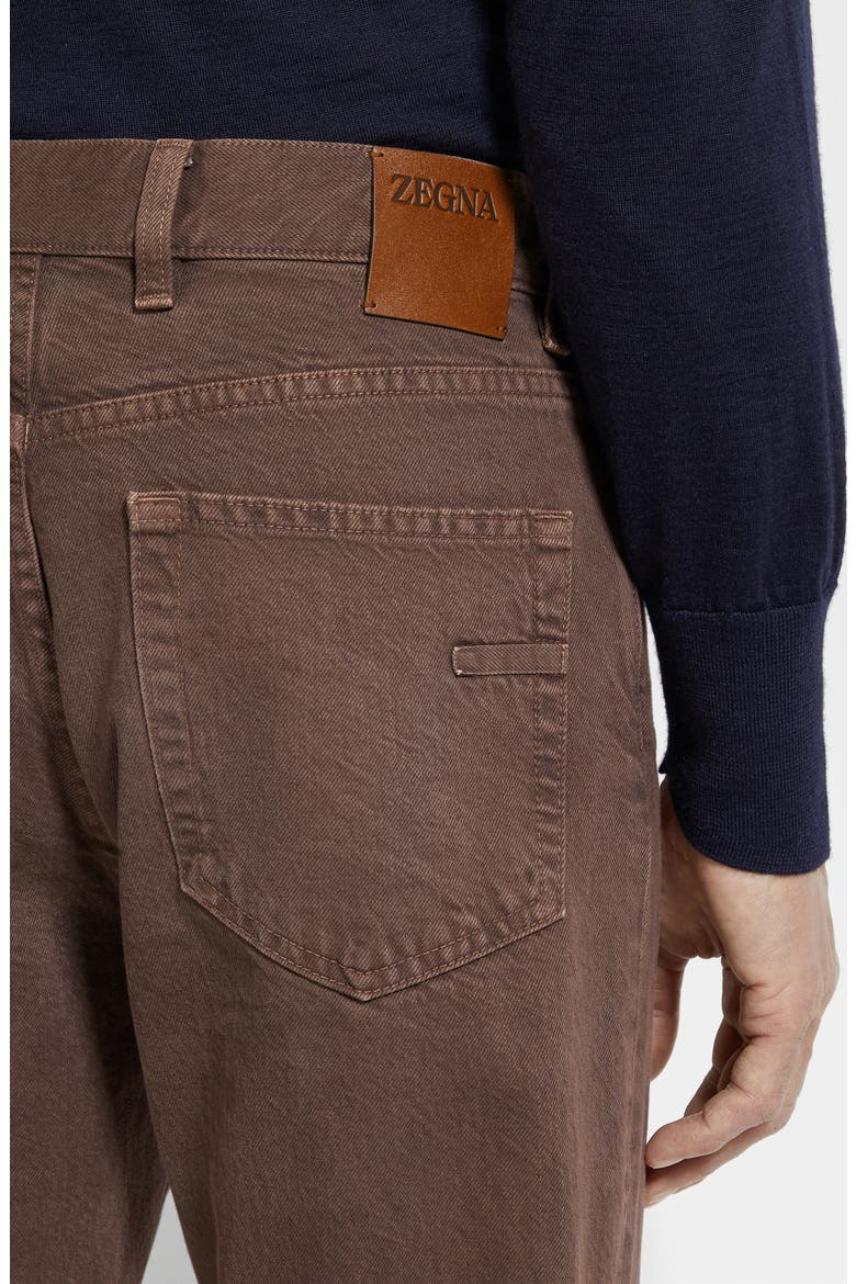 Roccia City Fit Jeans, Alternate, color, BROWN