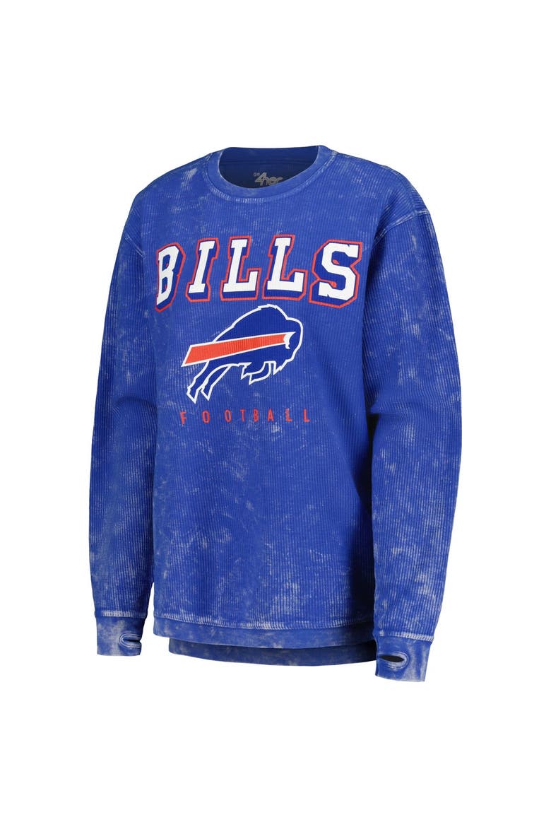 Women's G-III 4Her by Carl Banks Royal Buffalo Bills Comfy Cord Pullover Sweatshirt, Alternate, color, Royal