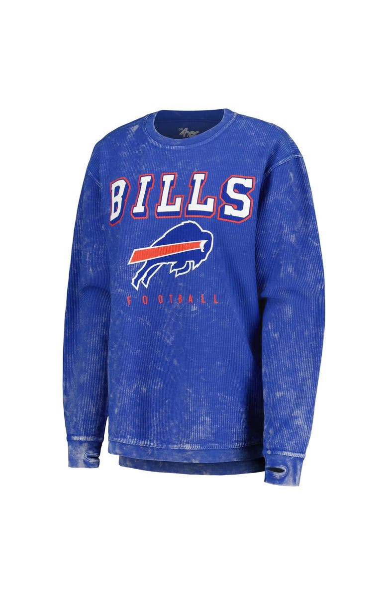 G-III 4HER BY CARL BANKS Women's G-III 4Her by Carl Banks Royal Buffalo Bills Comfy Cord Pullover Sweatshirt, Alternate, color, Royal